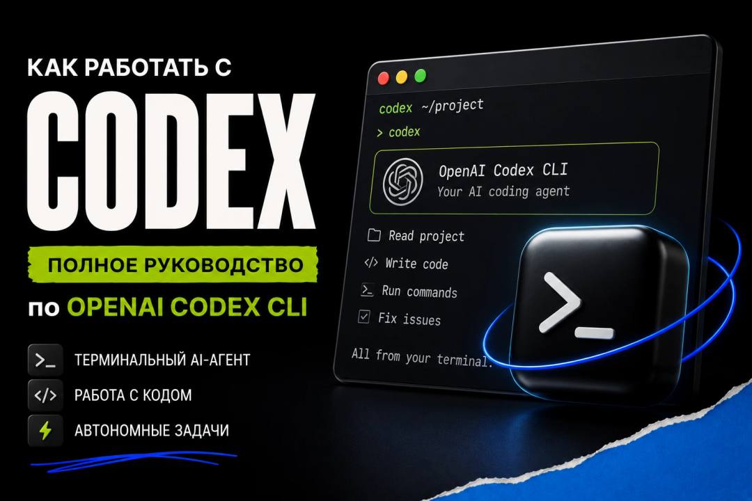 Как работать с Codex: полное руководство по OpenAI Codex CLI - обложка