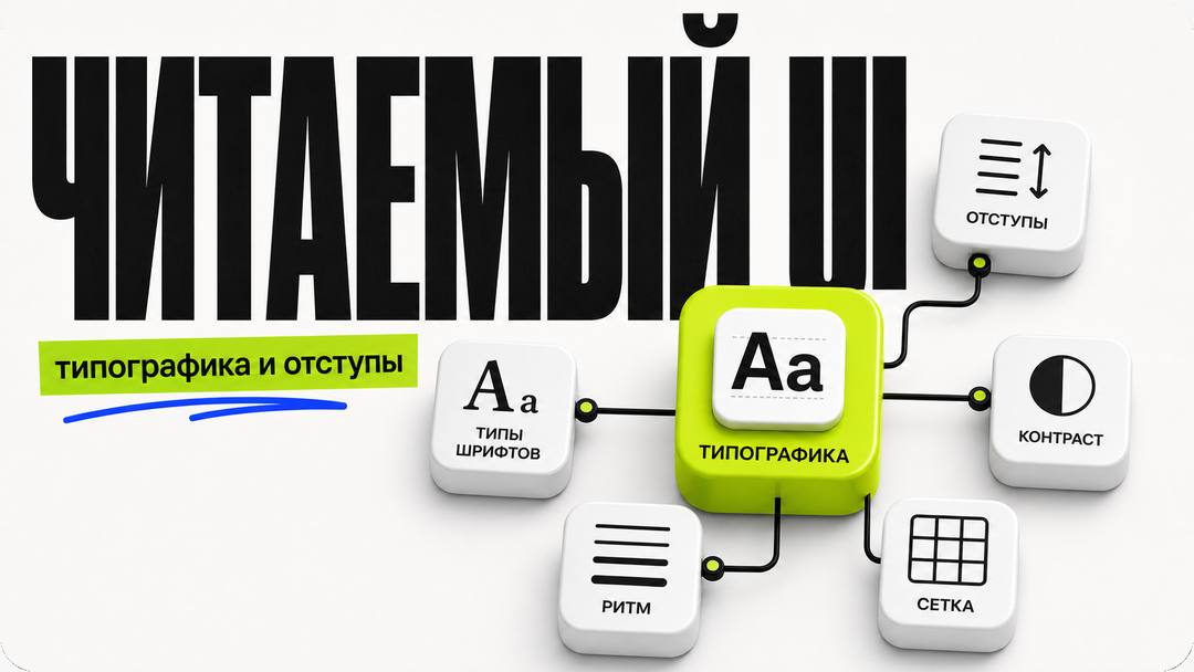 Как сделать читаемый интерфейс без дизайнера: типографика и отступы - обложка