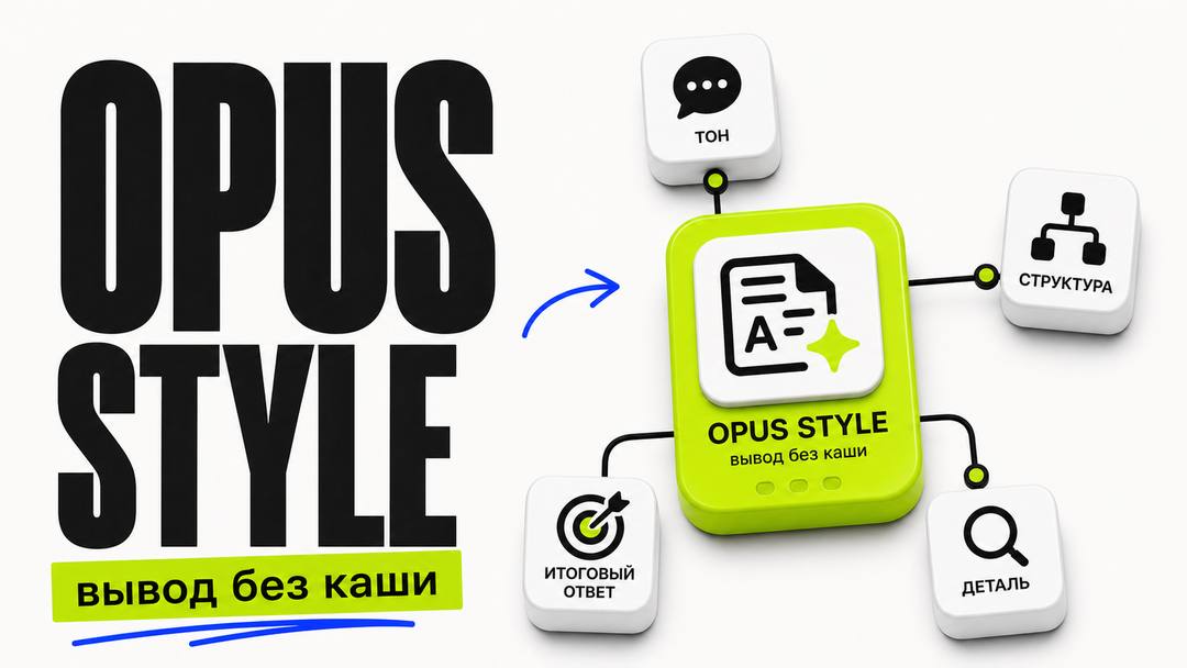 Opus Style Output: Skill, который делает вывод GPT/Codex ближе к стилю Claude Opus - обложка