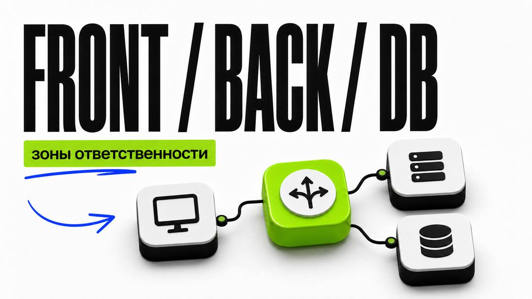 Frontend / backend / database — как не путать зоны ответственности - обложка
