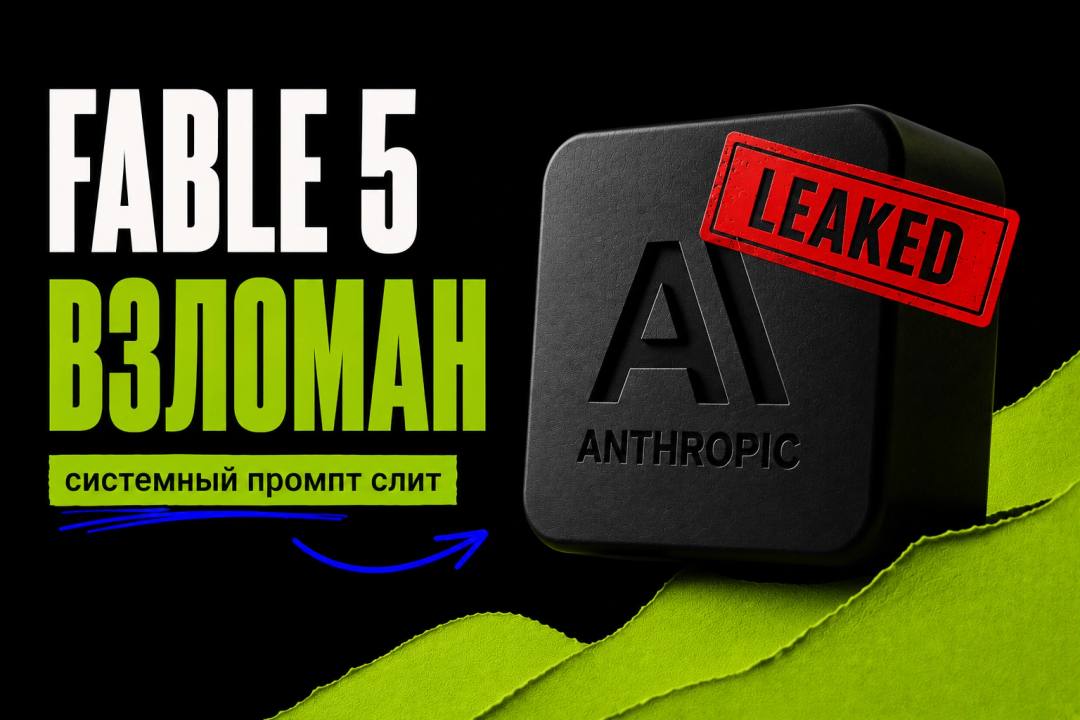 Claude Fable 5 «взломан» за сутки: Pliny the Liberator обошёл защиту Anthropic и слил системный промпт - обложка