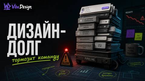 Технический долг в дизайне: невидимая проблема, которая тормозит всю команду - обложка