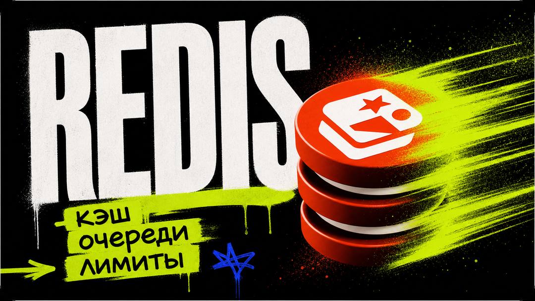 Redis для ускорения проектов: кэш, очереди и rate limiting - обложка
