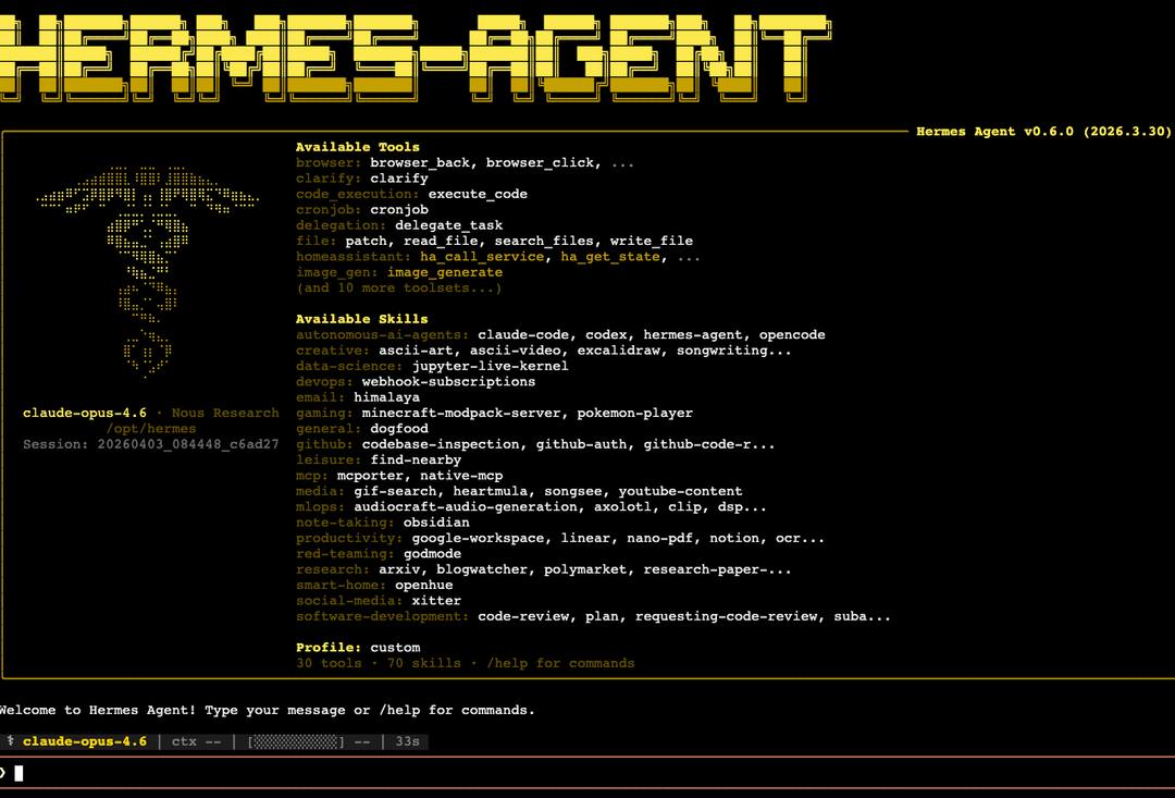 Hermes Agent от Nous Research
