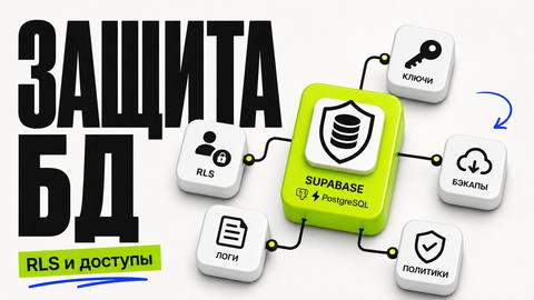 Защита базы данных: Supabase и PostgreSQL в проде - обложка