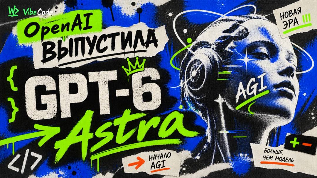 OpenAI выпустила GPT-6 Astra — компанию называет это началом «эры AGI» - обложка