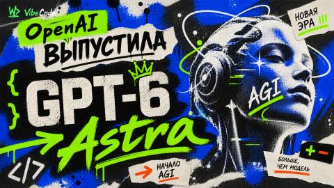 OpenAI выпустила GPT-6 Astra — компанию называет это началом «эры AGI» - обложка