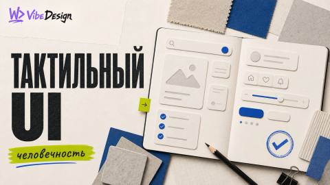 Тактильная эстетика в цифровом дизайне: как добавить человечность не потеряв юзабилити - обложка