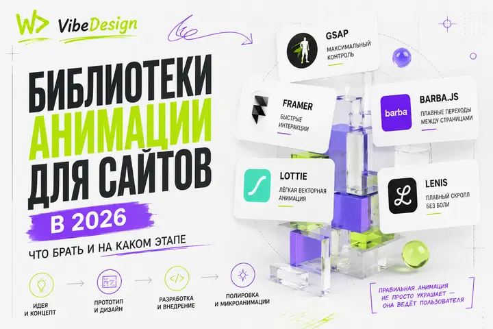 Animation libraries for websites in 2026: what to take and at what stage cover