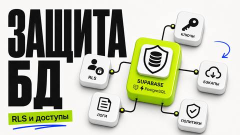 Защита базы данных: Supabase и PostgreSQL в проде - обложка