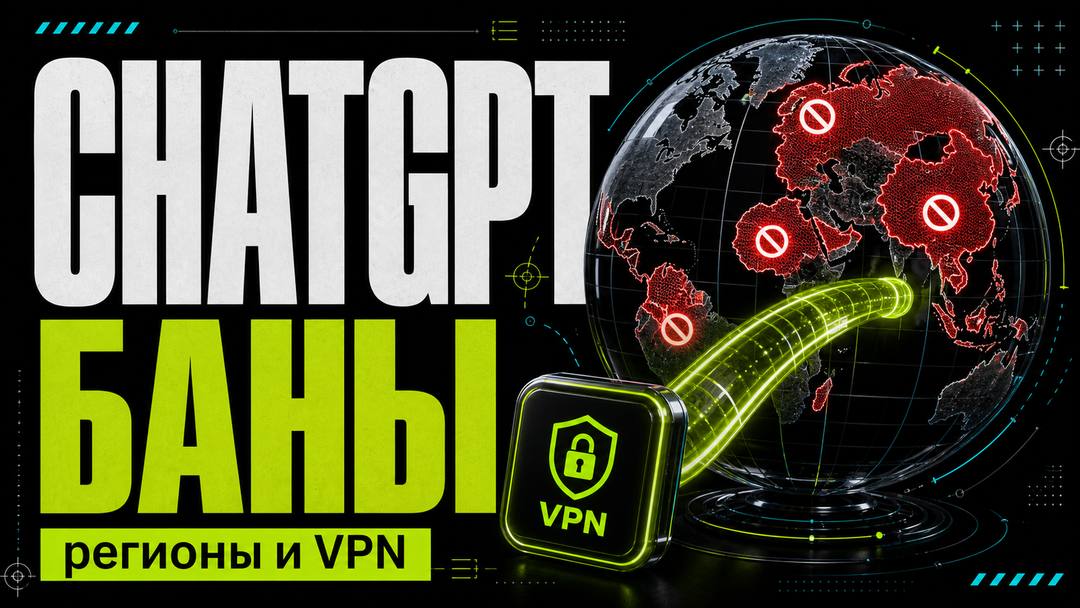OpenAI усиливает контроль за доступом к ChatGPT: баны за VPN и использование из неподдерживаемых регионов - обложка