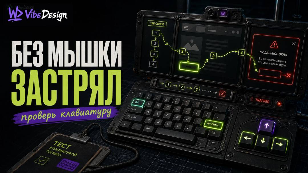 Пройди свой сайт без мышки. Скорее всего ты застрянешь на третьем экране - обложка