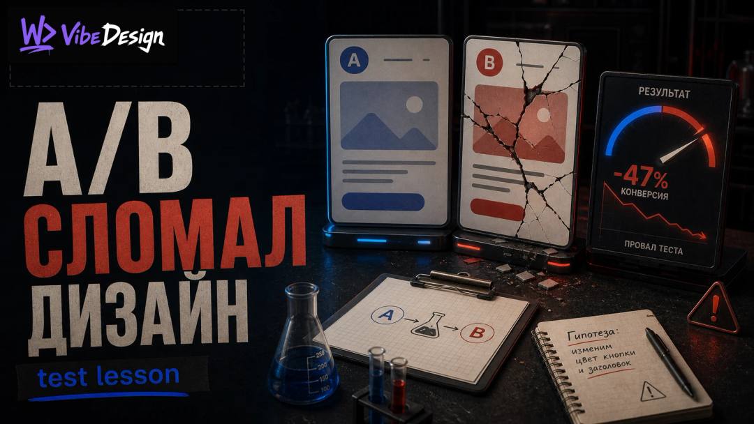 A/B тест уничтожил мой любимый дизайн. И это был лучший урок - обложка