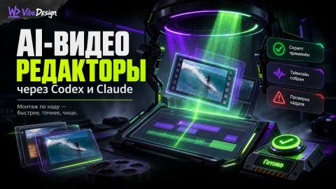 AI-видеоредакторы, управляемые через Codex и Claude Code - обложка