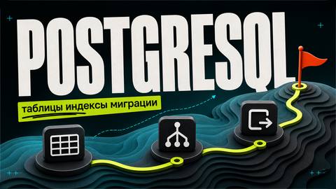 PostgreSQL для новичка: таблицы, индексы, миграции - обложка