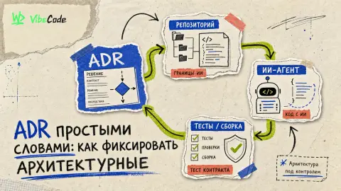ADR in simple words: how to fix architectural solutions so that AI does not break the project cover