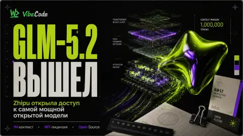 GLM-5.2 Released: Zhipu Opens Up Its Most Powerful Open Source Model – 1M Context, MIT License and Open Source Next Week cover