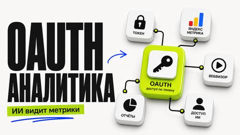 Как выдать ИИ полный доступ к Яндекс Метрике + Вебвизору через OAuth - обложка