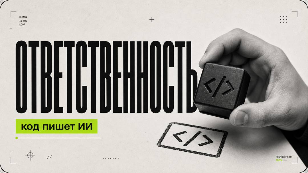 За что отвечает человек, даже если код пишет ИИ - обложка