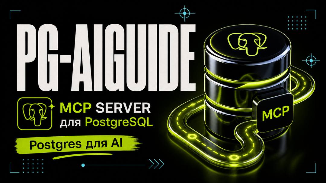 pg-aiguide — MCP-сервер, который учит AI писать правильный PostgreSQL - обложка