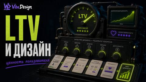LTV и дизайн: как визуальные решения влияют на пожизненную ценность пользователя - обложка