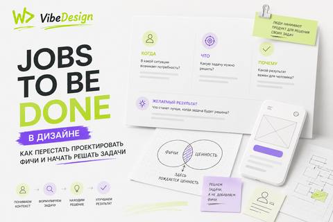 Jobs to Be Done in design: turn research into product decisions cover