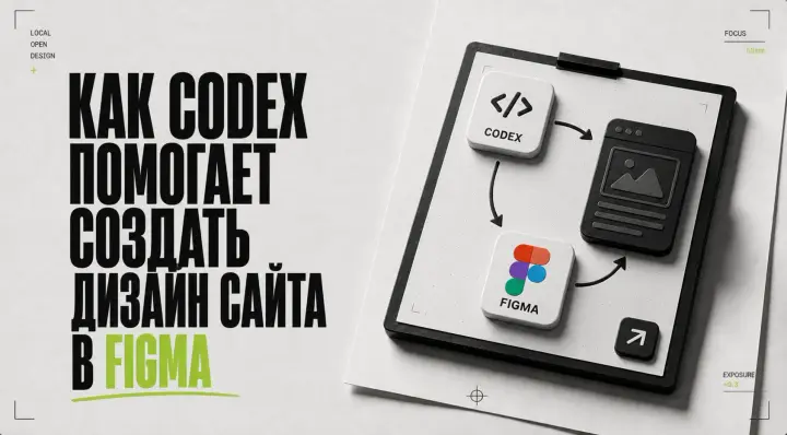 Как Codex помогает создать дизайн сайта в Figma - обложка