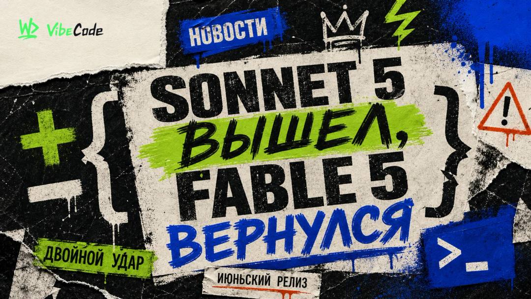 Sonnet 5 вышел, Fable 5 вернулся: Anthropic закрыла июнь двойным ударом - обложка