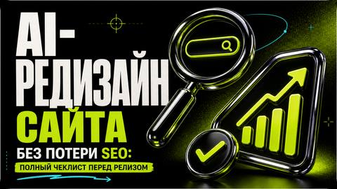 AI-редизайн сайта без потери SEO: полный чеклист перед релизом - обложка