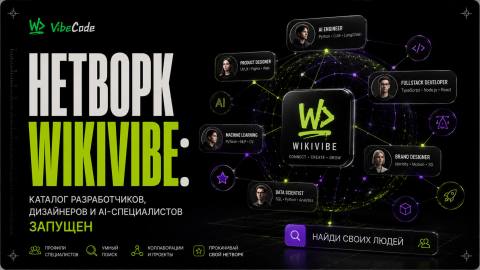 Wikivibe network: a catalog of developers, designers and AI specialists launched cover