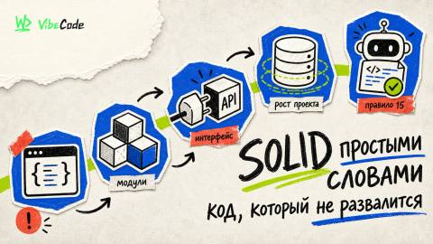 SOLID простыми словами: как строить код, который не развалится с ростом проекта - обложка