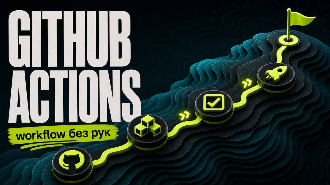 GitHub Actions: Полное руководство по автоматизации для вайбкодеров - обложка