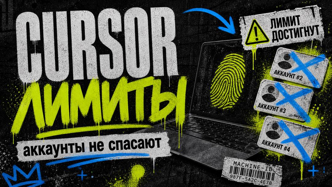 Cursor AI: почему новые аккаунты не спасают от лимитов - обложка