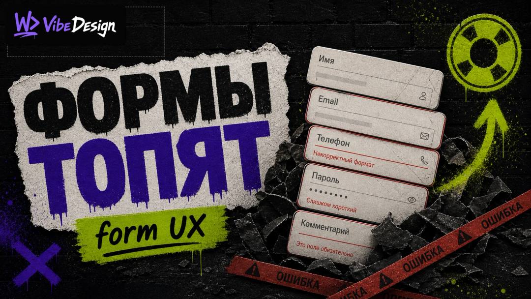 Форма из пяти полей потопила стартап. Как проектировать формы правильно - обложка