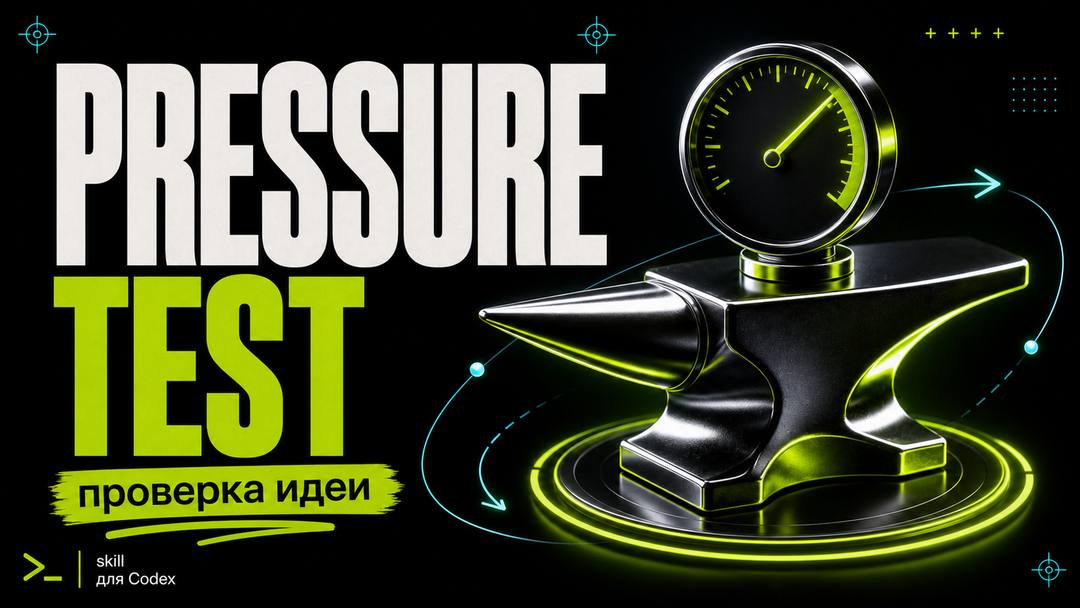 Codex Startup Pressure Test Skill: Жёсткая проверка стартап-идей до того, как вы потратите время и деньги - обложка