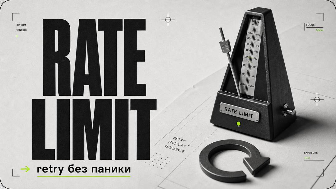 Rate limit и retry: базовая схема для надёжных интеграций - обложка