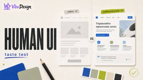 AI-генерированный интерфейс vs человеческий: где пользователь чувствует разницу - обложка