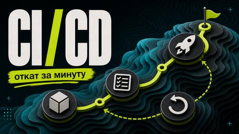 CI/CD для вайбкодинга: деплой без простоя и откат за 1 минуту - обложка