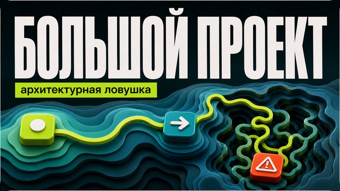 Генерация сразу большого проекта — архитектурная ловушка - обложка
