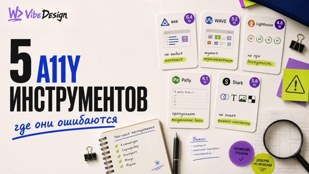 Пять инструментов автоматической проверки доступности — и где каждый из них ошибается - обложка