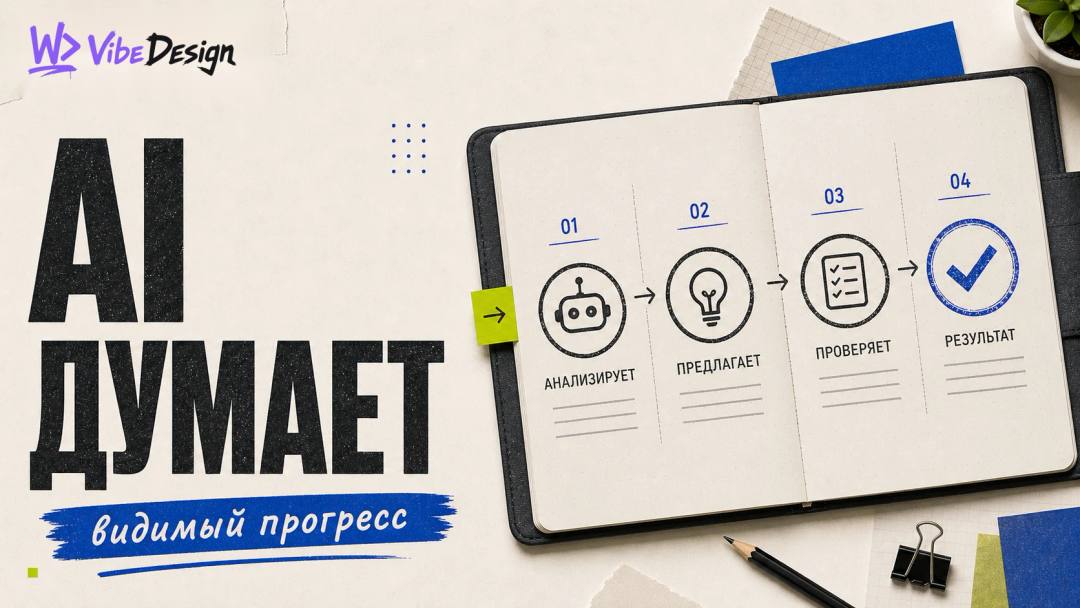 Как показывать что AI думает: паттерны анимации прогресса агента - обложка