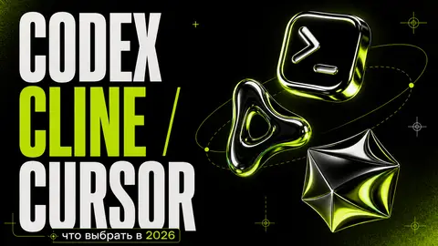 Codex Cloud vs Cline vs Cursor: сравнение для вайбкодинга в 2026 - обложка