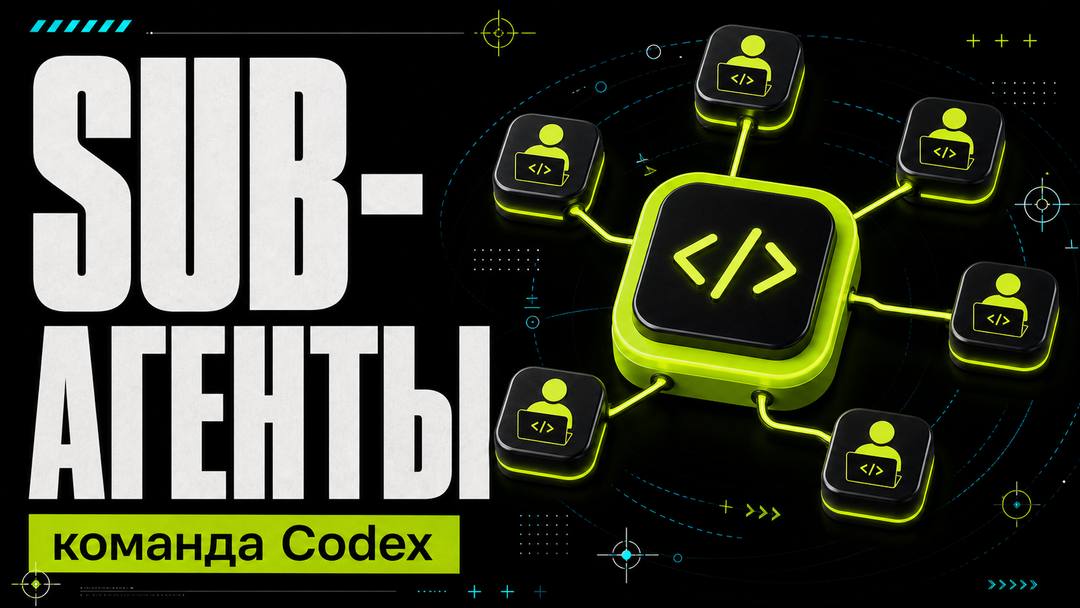 Суб-агенты в Codex App: команда AI-разработчиков - обложка