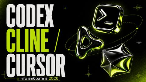 Codex Cloud vs Cline vs Cursor: сравнение для вайбкодинга в 2026 cover