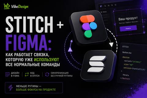 Stitch + Figma: как работает связка, которую уже используют все нормальные команды - обложка