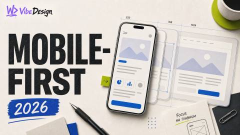 Mobile-first в 2026: почему десктопный подход убивает конверсию - обложка